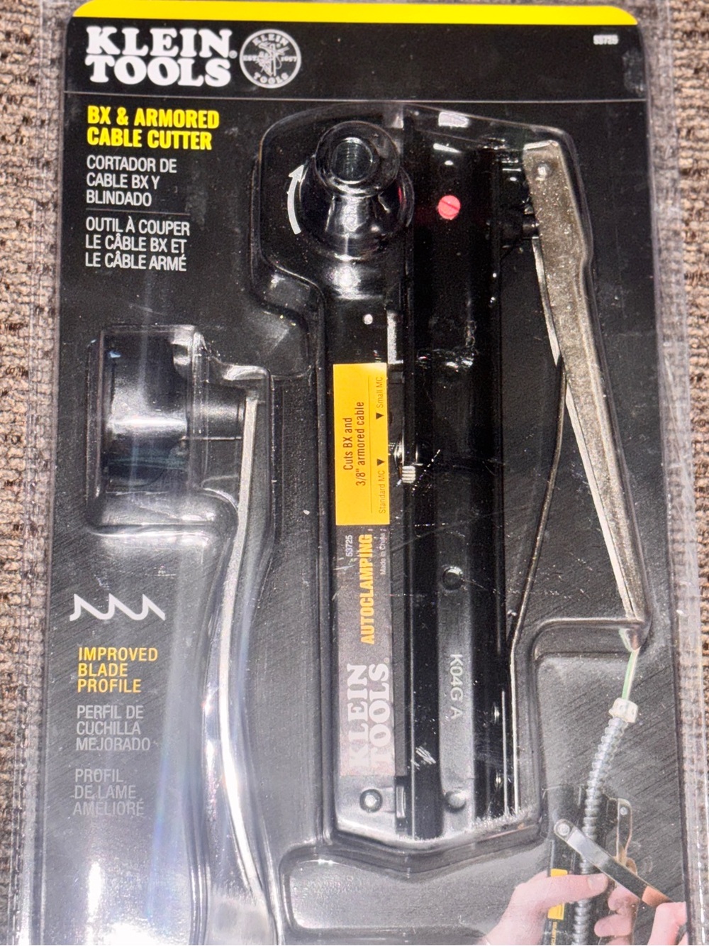 ✨ Klein Tools BX & Armored Cable Cutter — Model 53725